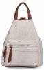 Modny Plecak Damski firmy Herisson 1502H308 Beżowy/Rudy